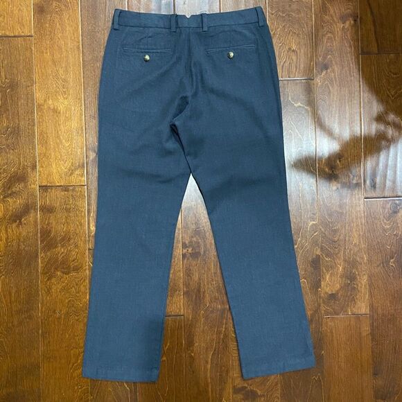 Vineyard Vines Classic Straight Leg Wool Chino Pants Grey Men's Size 33 x 30 - Picture 4 of 9